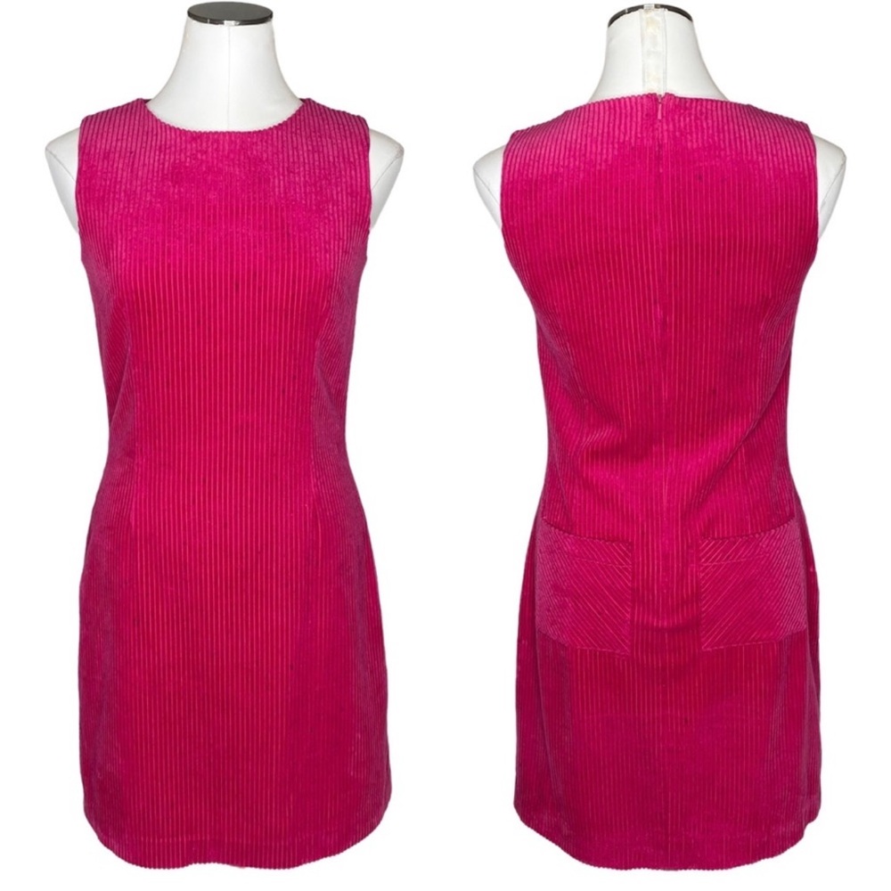 Vintage Lily pulitzer hot pink  corduroy dresss 6